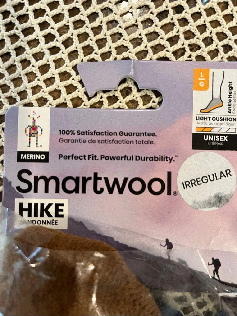 🆕 Smartwool Merino Hike Light Cushion Ankle Socks L Alpine Blue Unisex